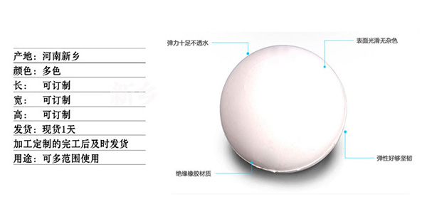 進口橡膠球